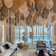 Helium Balloons (XL) with Satin Ribbon