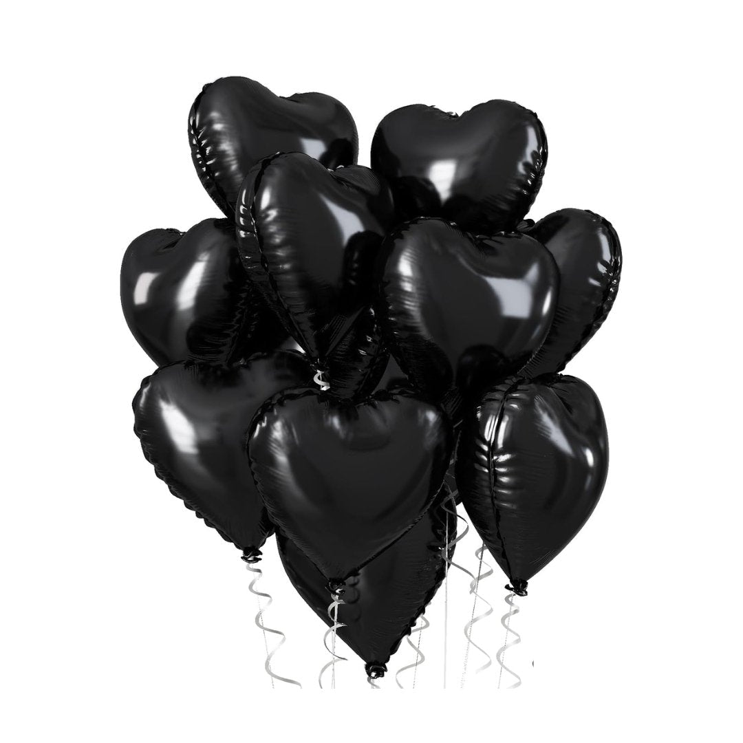 18" Foil Heart Balloons - The Pop Shop Dubai / Luxury Balloon Decor