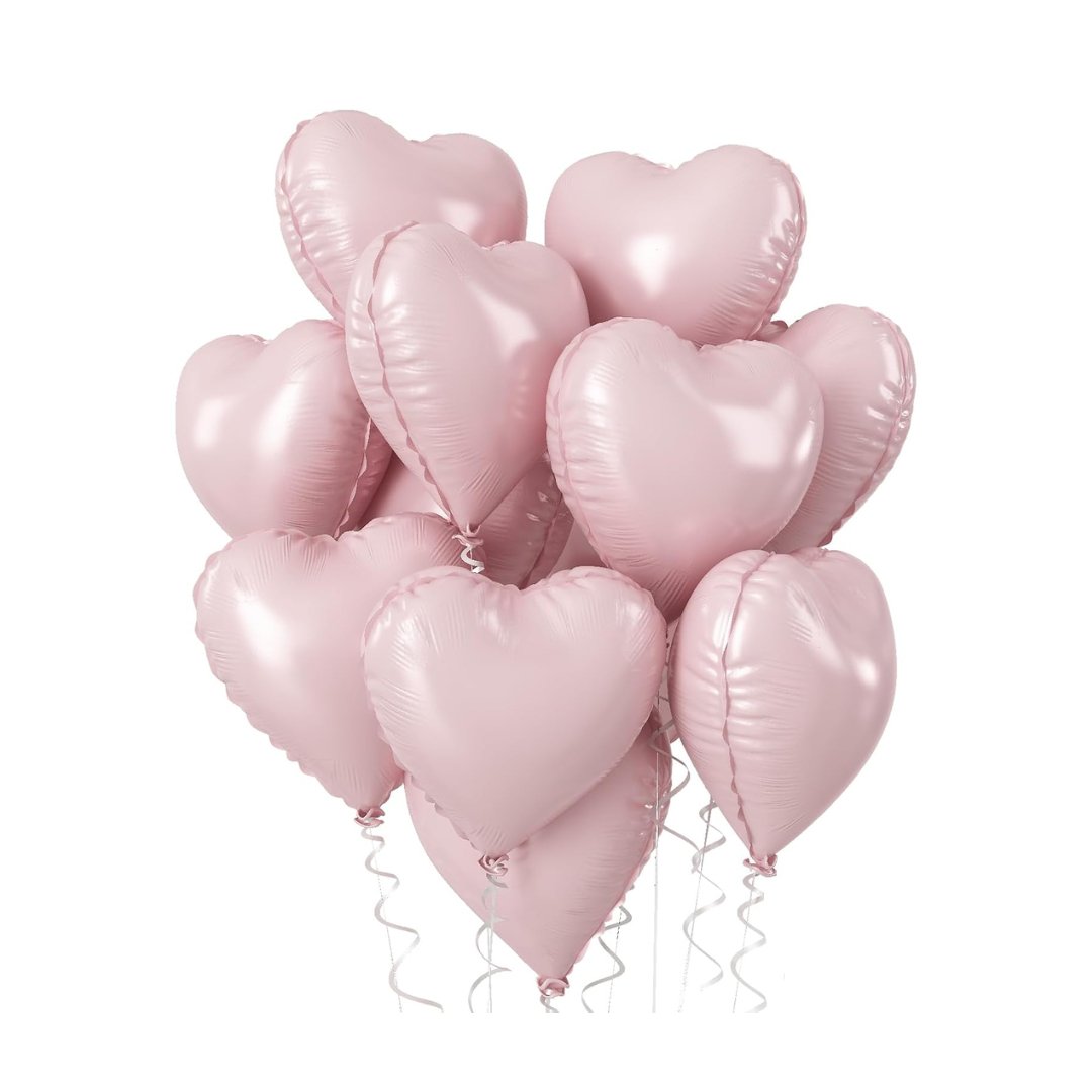 18" Foil Heart Balloons - The Pop Shop Dubai / Luxury Balloon Decor