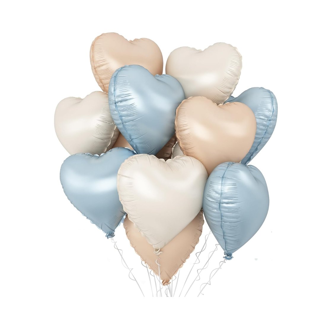 18" Foil Heart Balloons - The Pop Shop Dubai / Luxury Balloon Decor