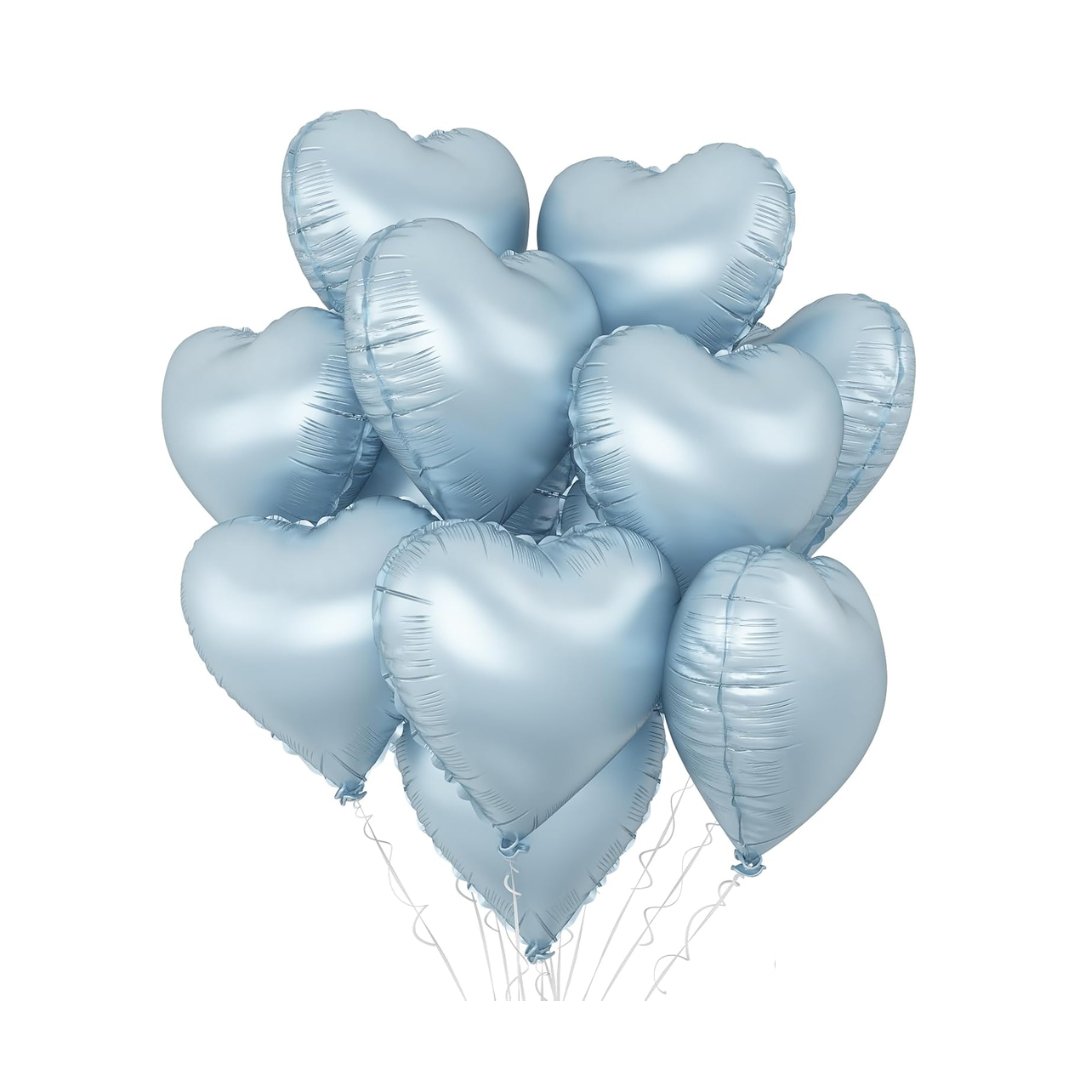 18" Foil Heart Balloons - The Pop Shop Dubai / Luxury Balloon Decor