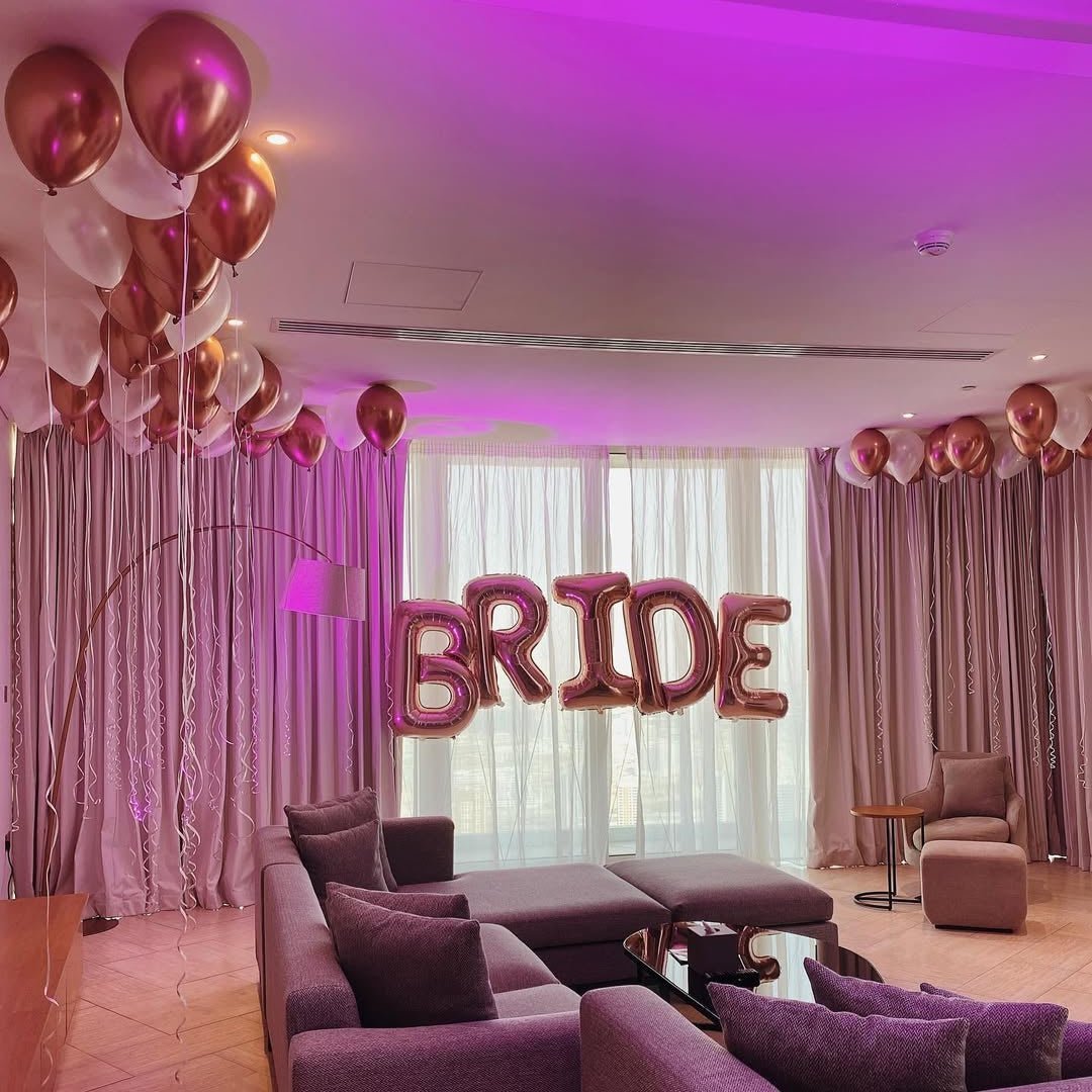 Bridal Shower Balloon Package - The Pop Shop Dubai / Luxury Balloon Decor