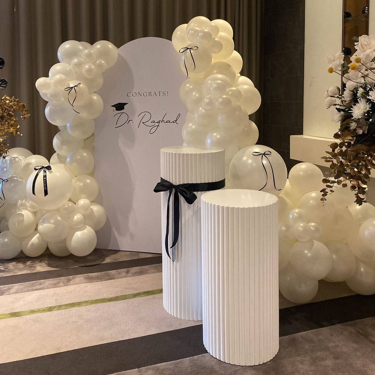 Grand Graduation Balloon Display - The Pop Shop Dubai / Luxury Balloon Decor