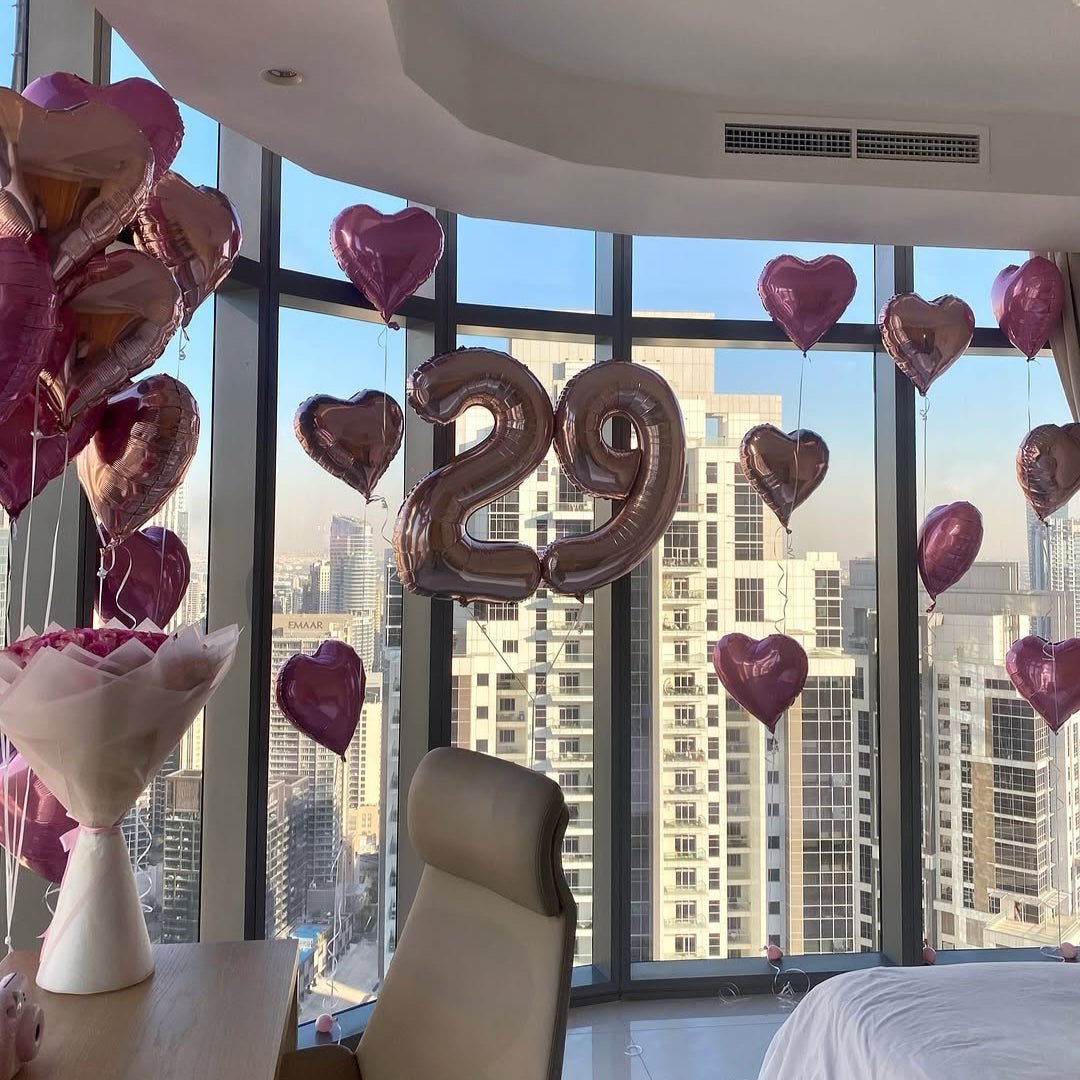 Heart Wall Package - The Pop Shop Dubai / Luxury Balloon Decor