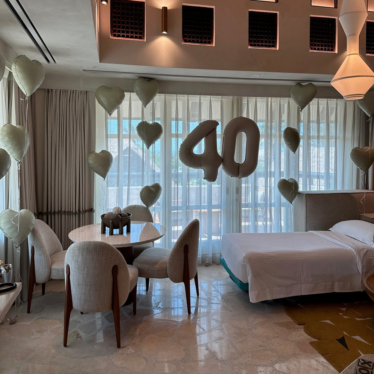 Heart Wall Package - The Pop Shop Dubai / Luxury Balloon Decor