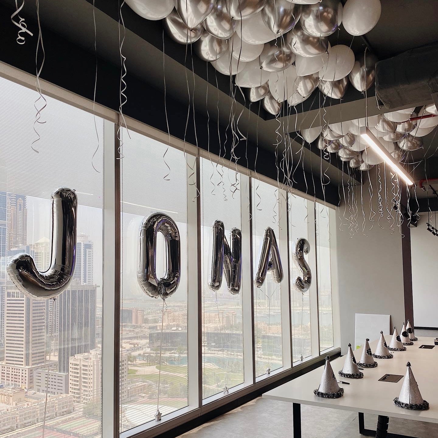 Letter Helium Foils - The Pop Shop Dubai / Luxury Balloon Decor