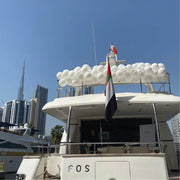 Luxury Yacht Garland (Back) - The Pop Shop Dubai / Luxury Balloon Decor