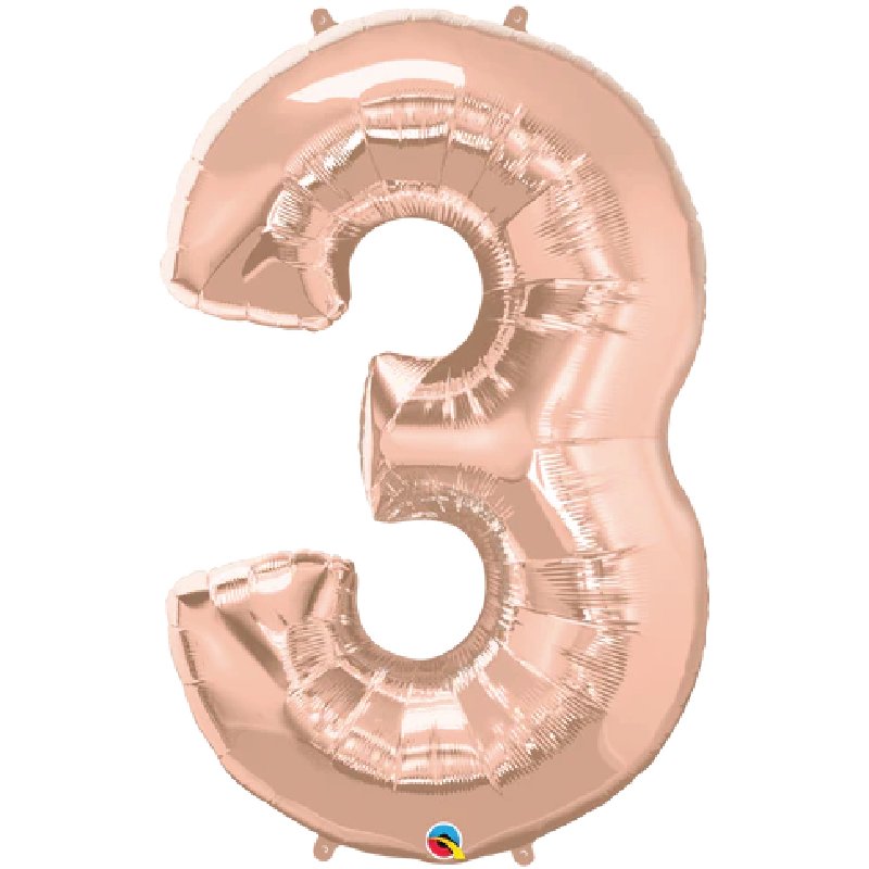 Number Helium Foils - The Pop Shop Dubai / Luxury Balloon Decor