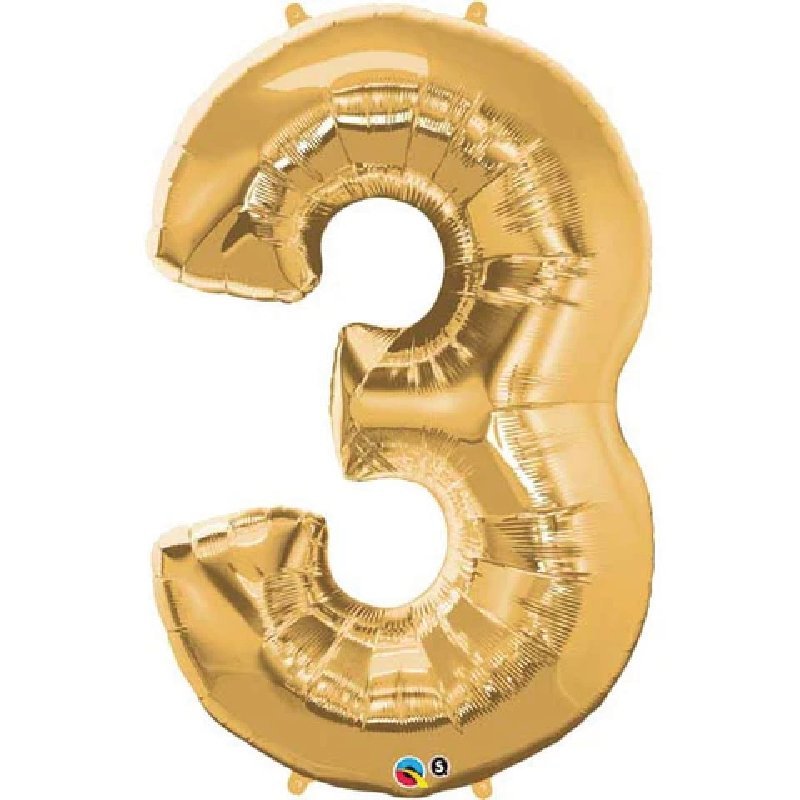 Number Helium Foils - The Pop Shop Dubai / Luxury Balloon Decor