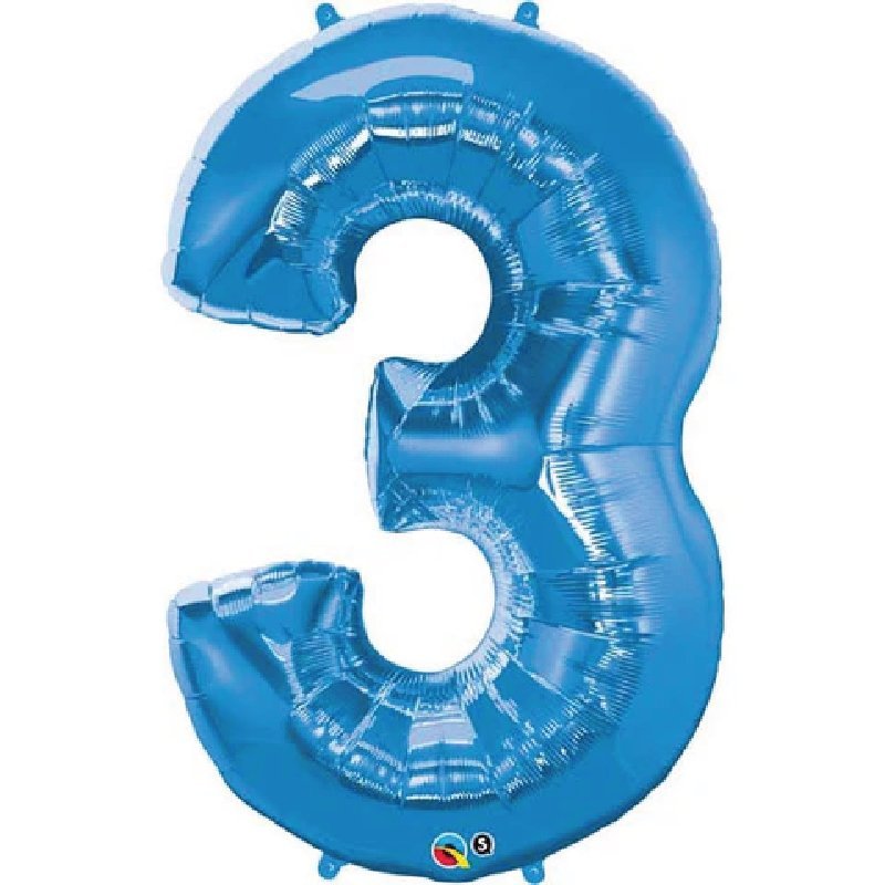 Number Helium Foils - The Pop Shop Dubai / Luxury Balloon Decor