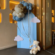Oh Baby! Flying Teddy Baby Welcome Balloon Decor - The Pop Shop Dubai / Luxury Balloon Decor