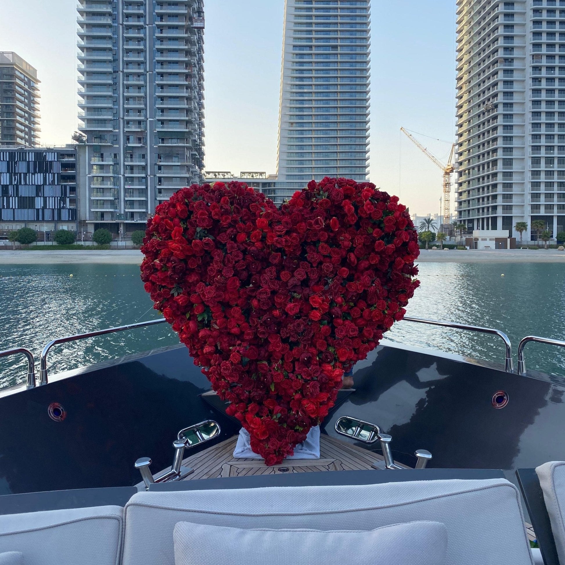 Rose Heart - The Pop Shop Dubai / Luxury Balloon Decor