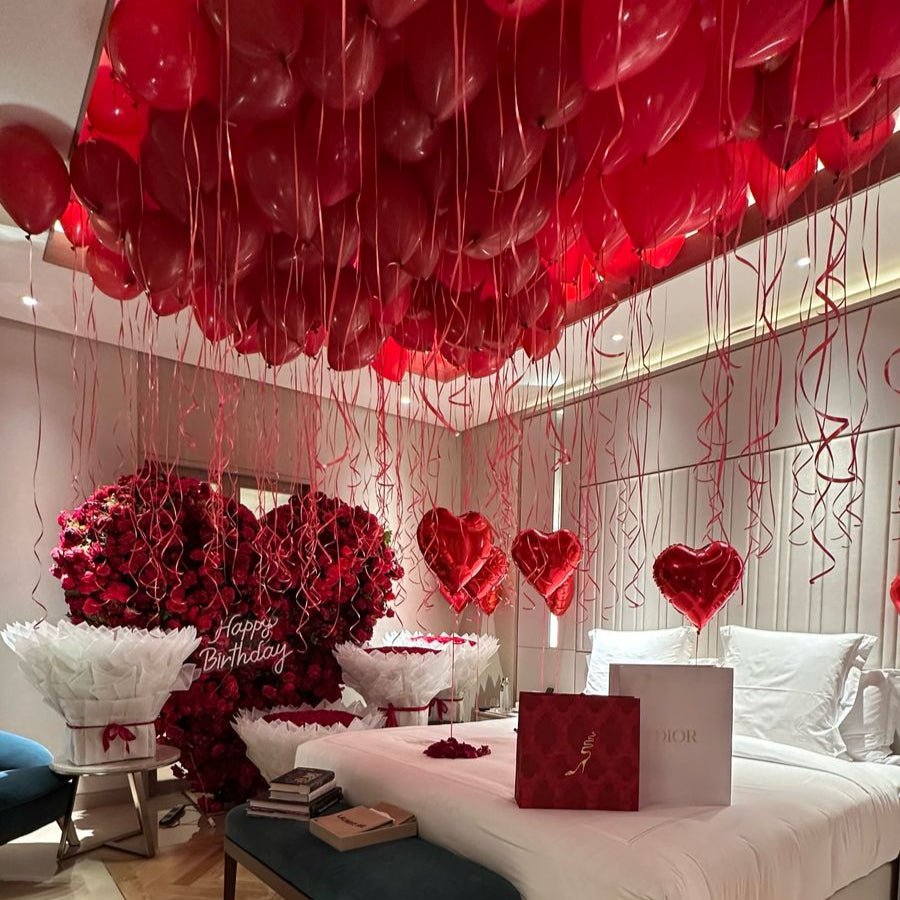 The Diamond Romantic Package - The Pop Shop Dubai / Luxury Balloon Decor