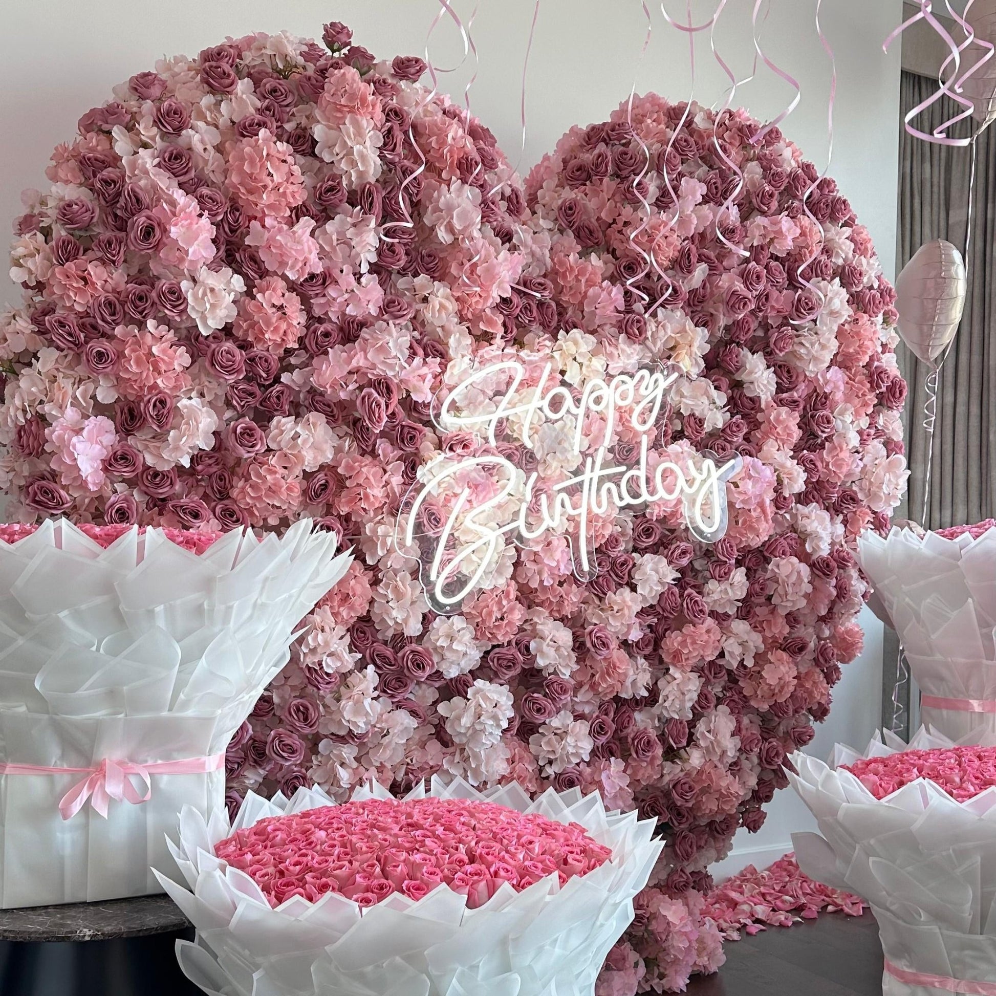 The Diamond Romantic Package - The Pop Shop Dubai / Luxury Balloon Decor