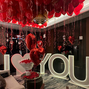The Signature Romantic Room Package - The Pop Shop Dubai / Luxury Balloon Decor