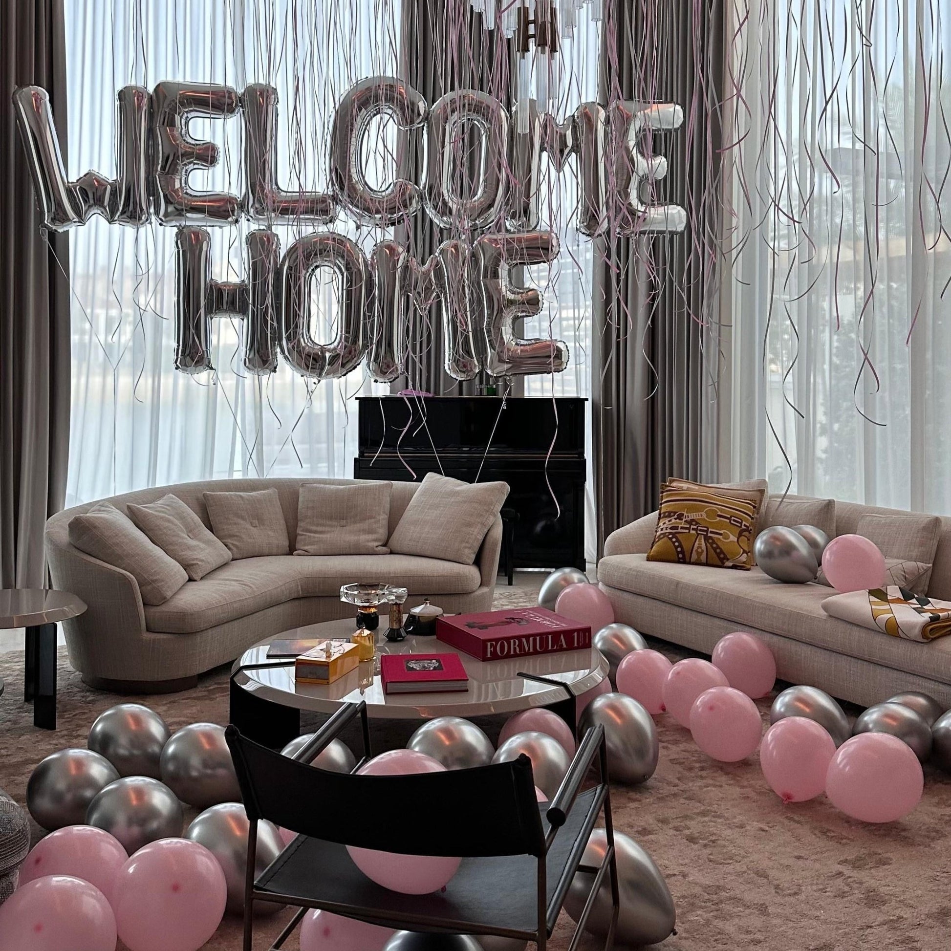 Welcome Home Balloon Package - The Pop Shop Dubai / Luxury Balloon Decor