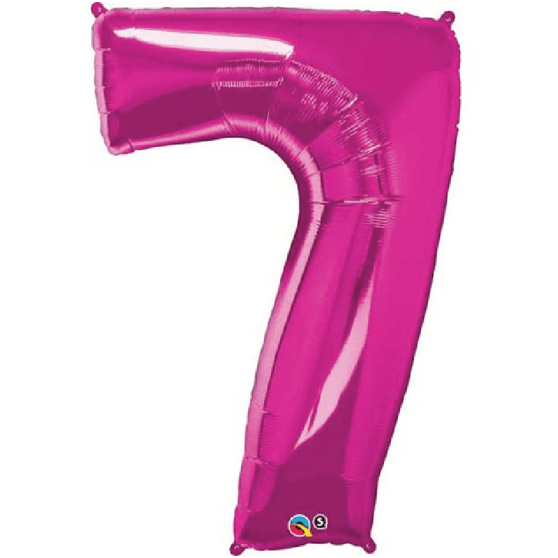 Number Helium Foils - The Pop Shop Dubai / Luxury Balloon Decor