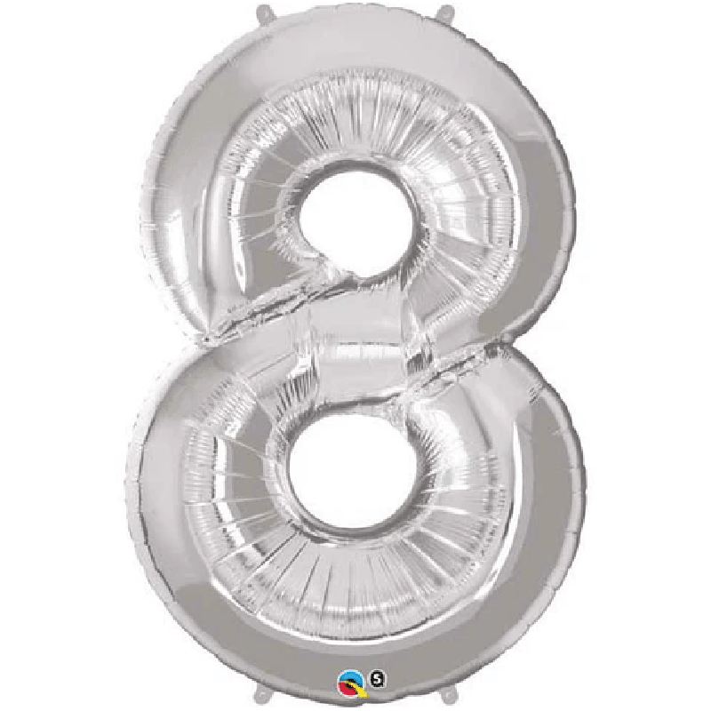 Number Helium Foils - The Pop Shop Dubai / Luxury Balloon Decor