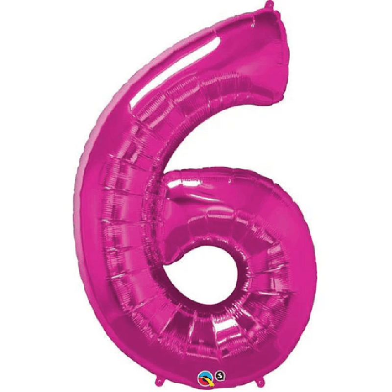Number Helium Foils - The Pop Shop Dubai / Luxury Balloon Decor