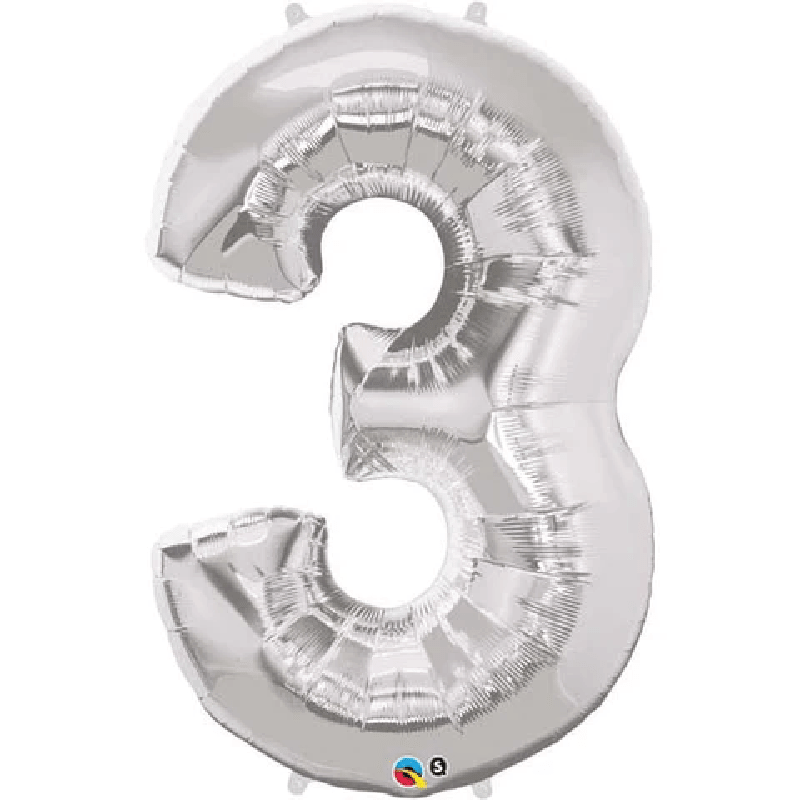 Number Helium Foils - The Pop Shop Dubai / Luxury Balloon Decor